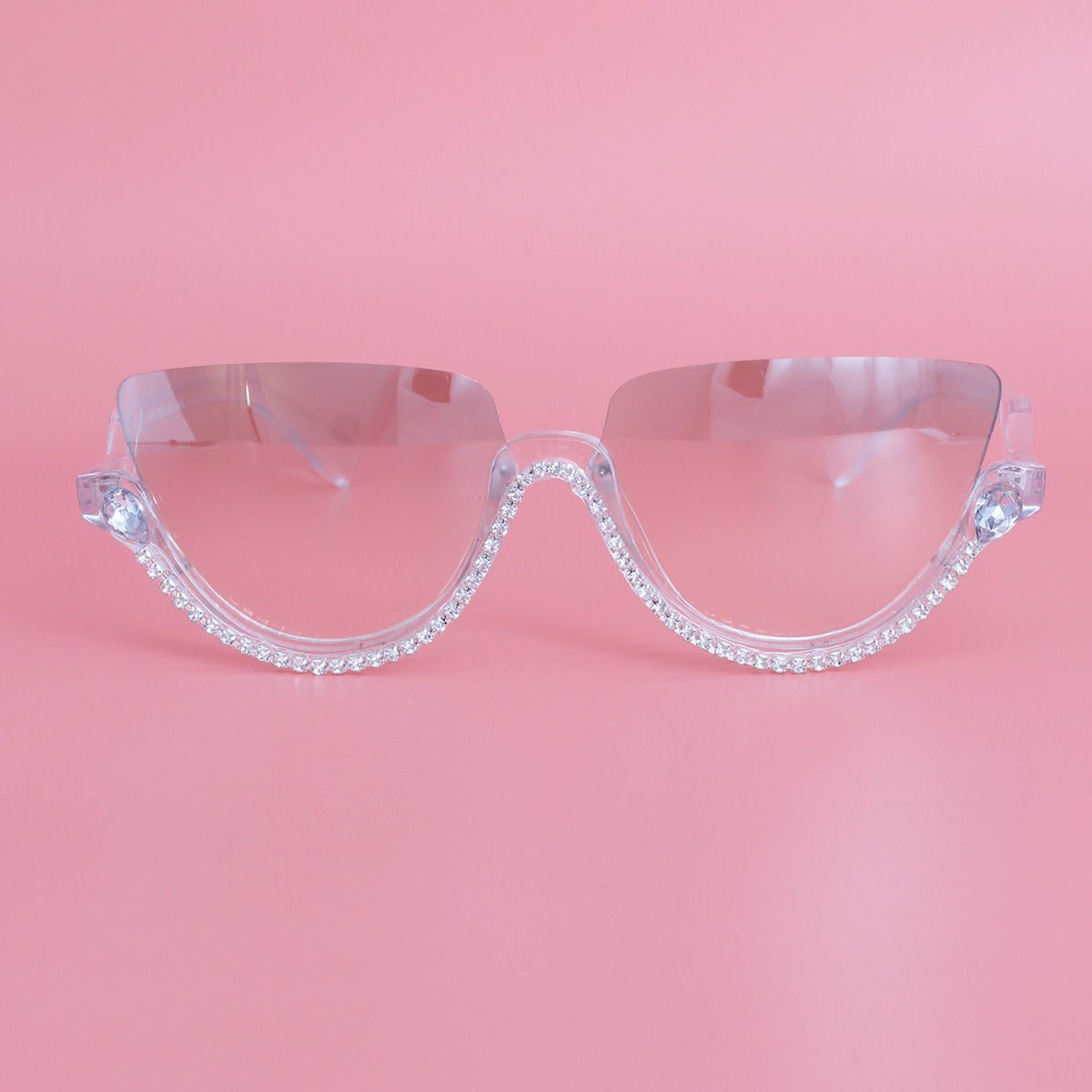 Sunglasses Half Frame Clear Eyewear for Women - Bae Apparel