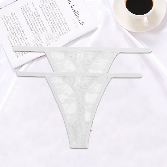 2PCS/Set Women Lace G-string Panties - Fashion