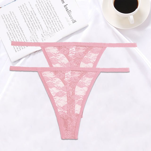 2PCS/Set Women Lace G-string Panties - Fashion