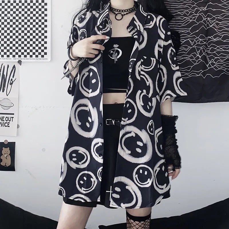 Black Half Sleeve Blouse - Fashion