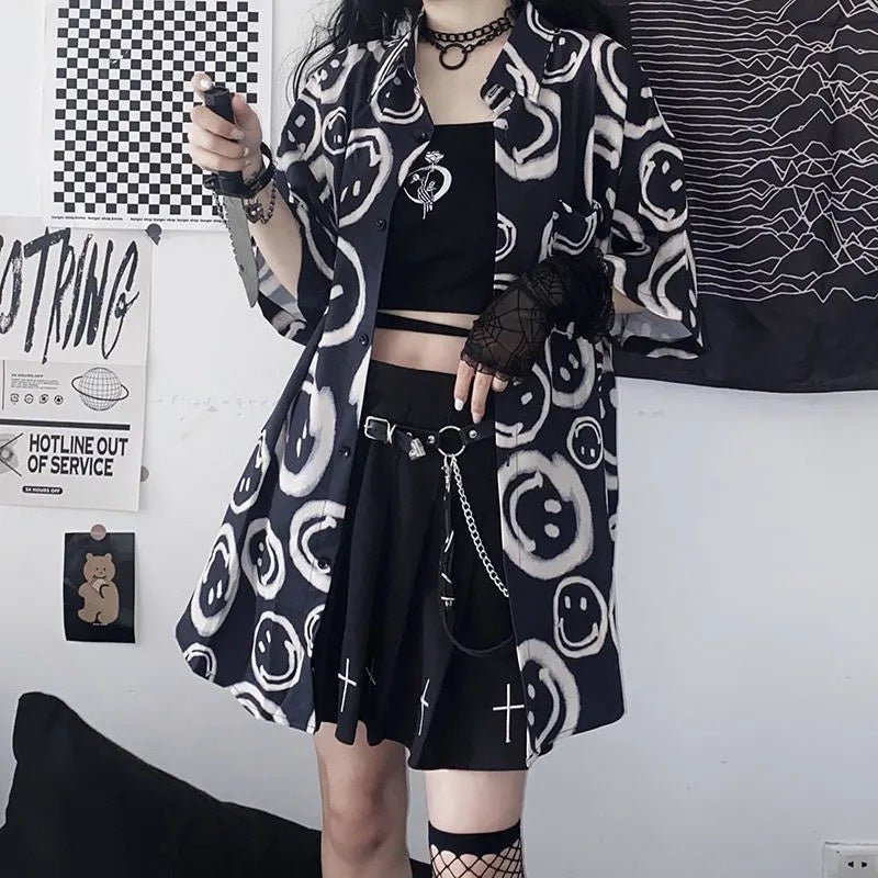 Black Half Sleeve Blouse - Fashion