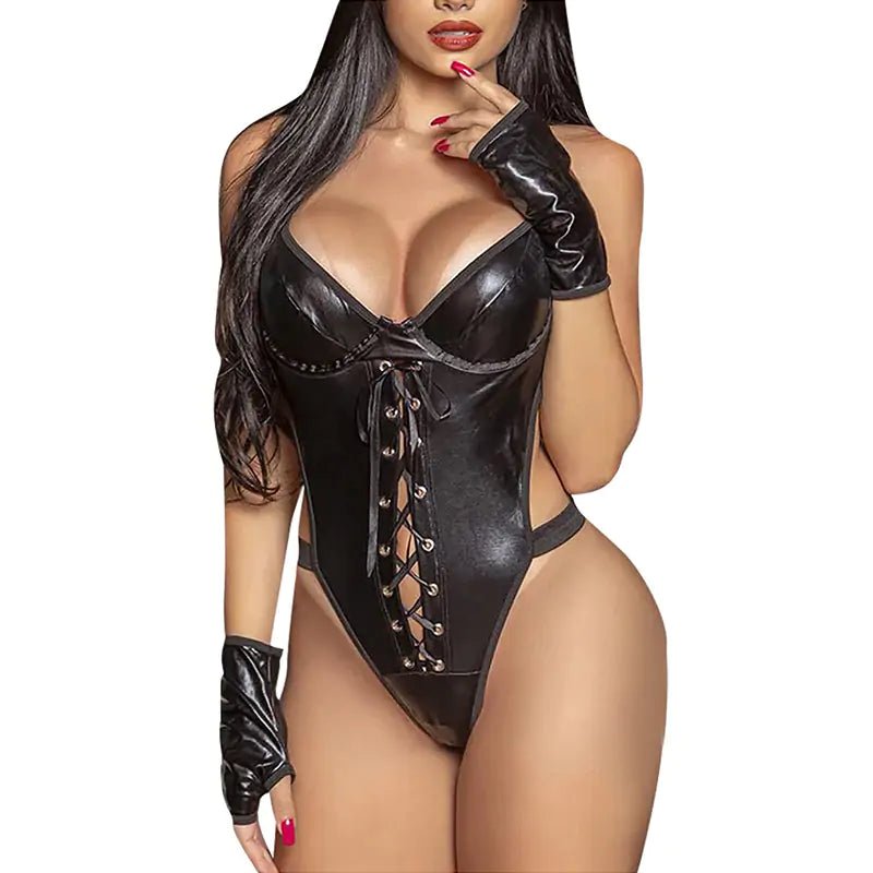 Latex Leather Sexy Lingerie - Fashion