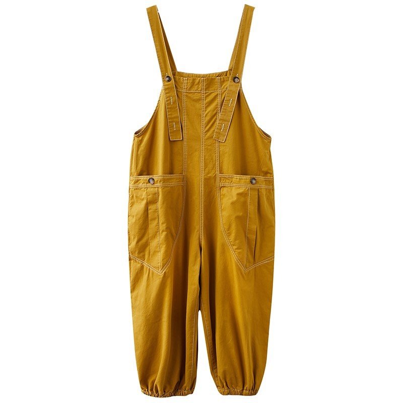 Pocket Loose Rompers - Fashion